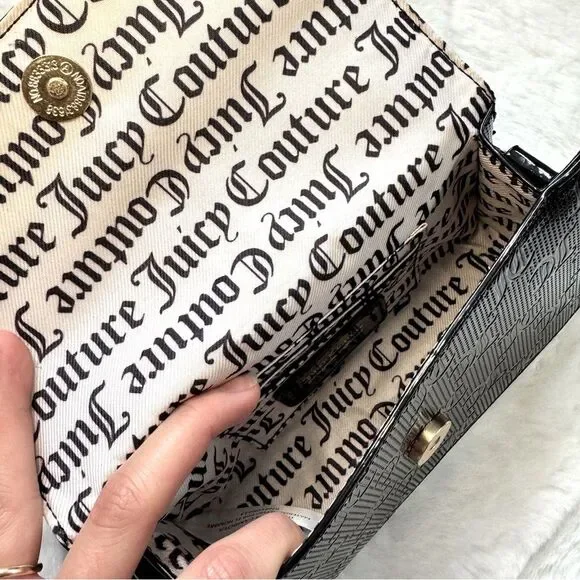 Juicy Couture Mini Shoulder Bag - Patent Black - Picture 5 of 5